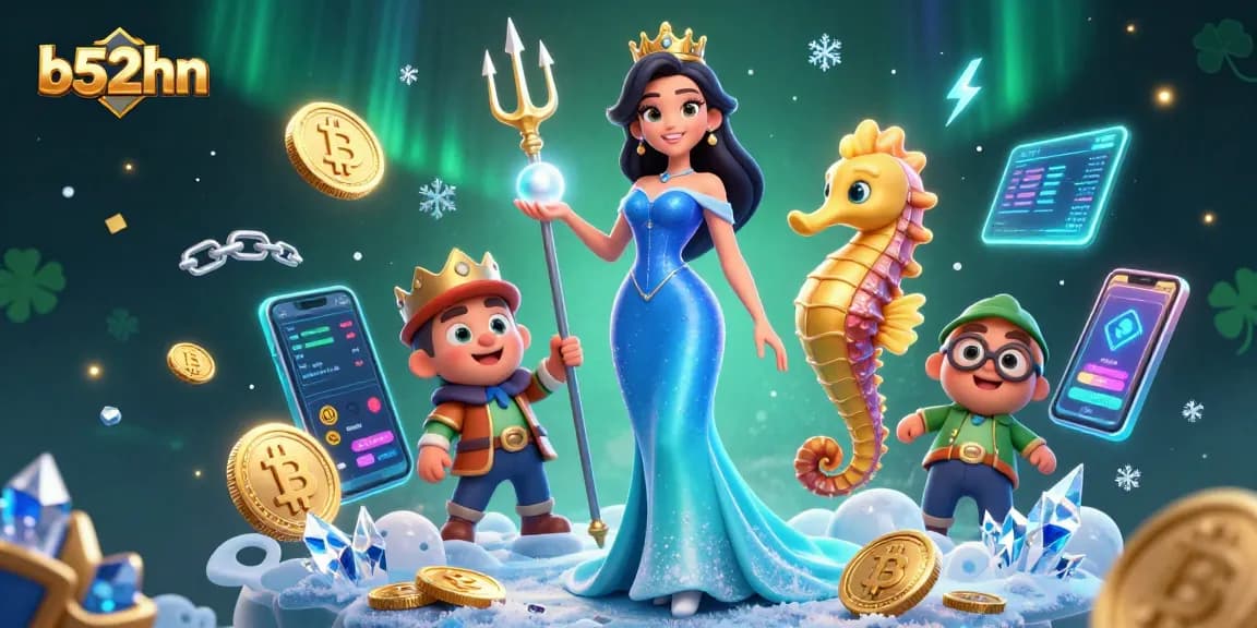 Play and win with b52hn in this vibrant underwater casino adventure bursting with action.