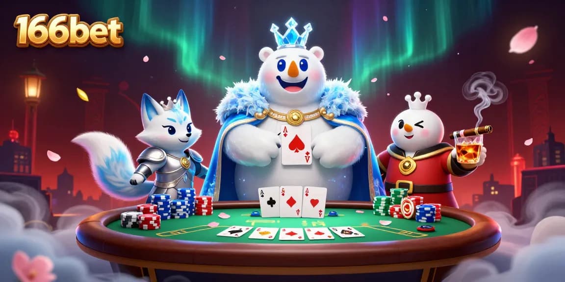 Experience the thrill of winning at 166bet with dynamic poker action and captivating characters.