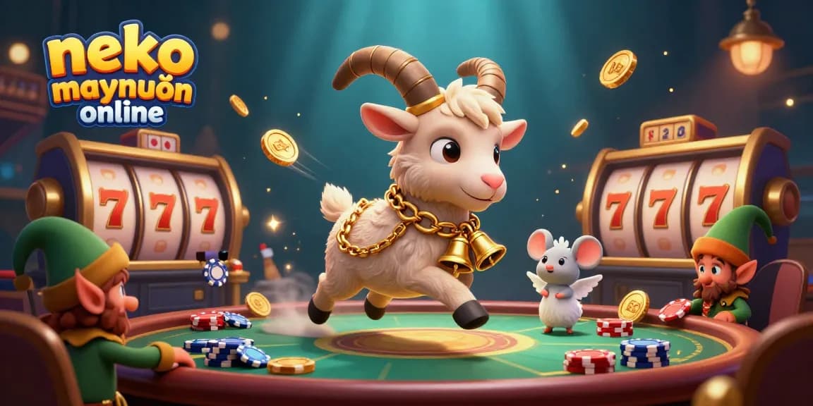 Experience the thrill of winning with neko may mắn online in this vibrant casino scene.