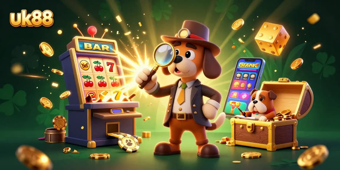 Engage with uk88's thrilling world of gaming with vibrant casino elements and dynamic action.