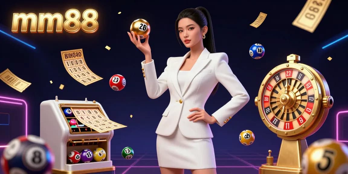 Experience the excitement of mm88 with golden roulette and dynamic lottery visuals at the online casino.