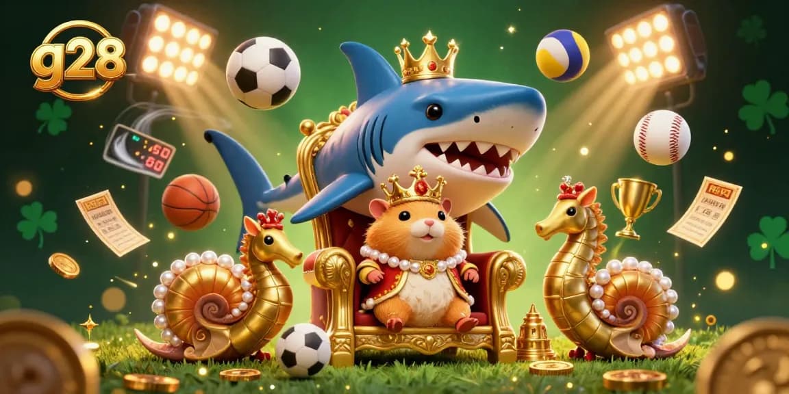 Join the excitement at g28 with thrilling casino experiences, highlighted by dynamic sports elements and engaging characters.