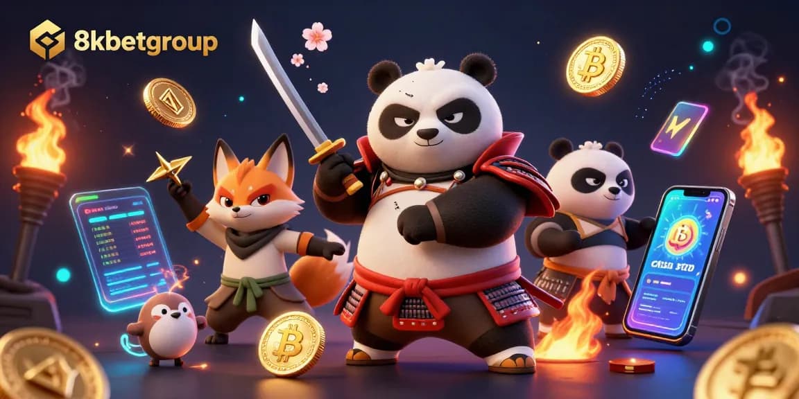 Experience high-stakes action with 8kbetgroup’s lively gaming scene featuring samurai and ninja