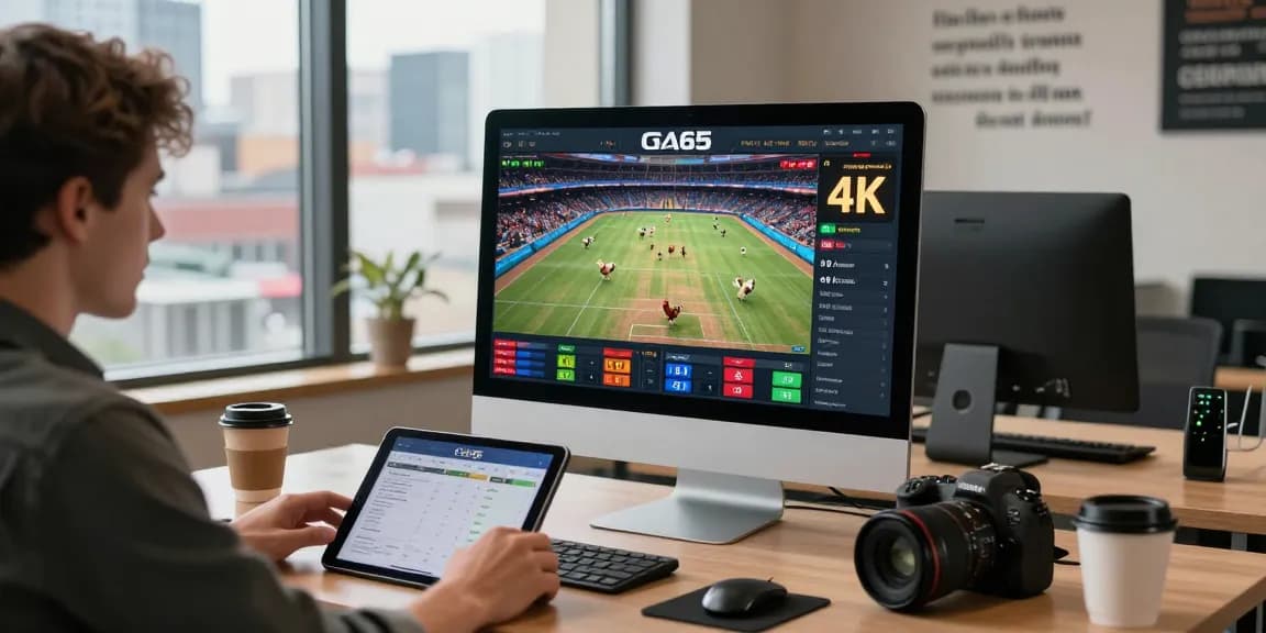 Trải nghiệm cược trực tuyến tại GA65 với tỷ lệ kèo rõ ràng và công nghệ livestream 4K.