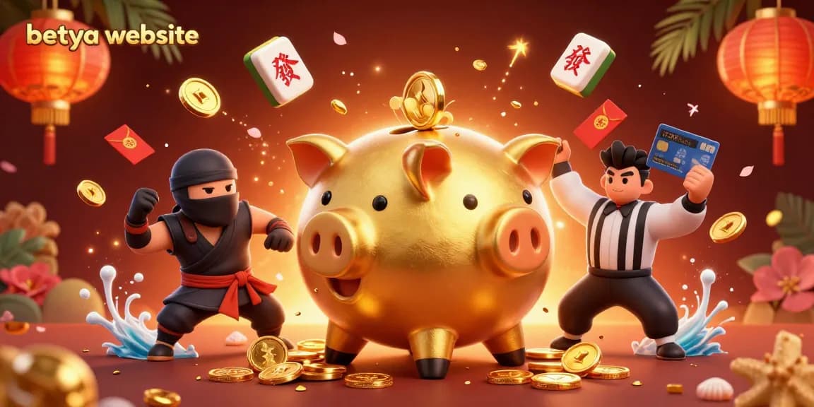 Engage with games on the Betya website featuring vibrant casino elements and entertaining characters.