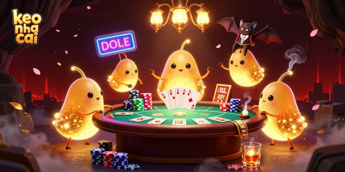 Experience thrilling keo nha cai actions in a vibrant cave casino illuminated by glowing worms and a bat dealer.