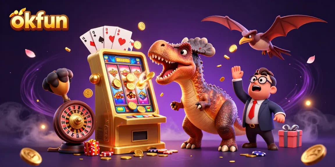 Spin the slots and watch okfun unleash a jackpot with animated casino excitement.