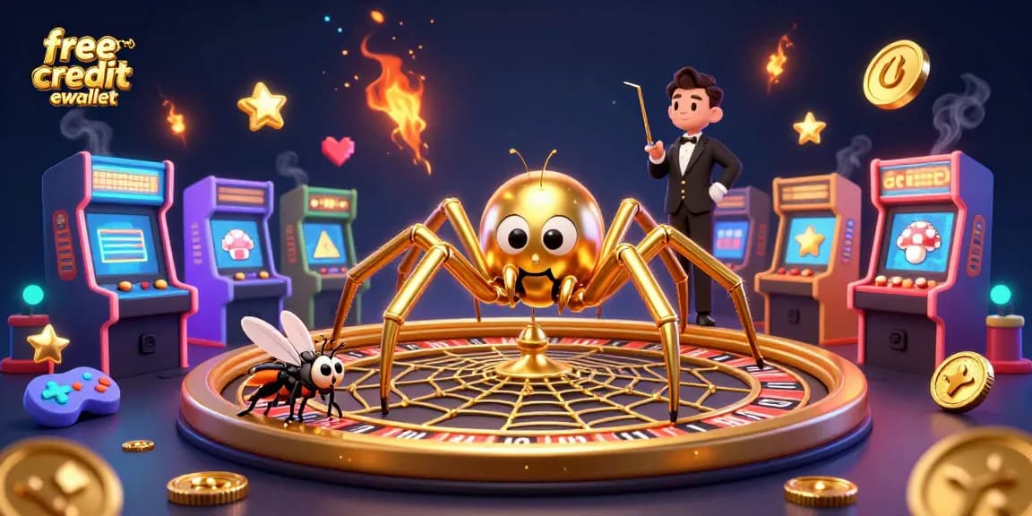 Engage with free credit ewallet bonuses while immersing in this vibrant casino gaming scene.