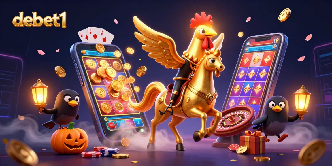 Spin to win big at debet1 with dynamic gaming action in a vibrant casino atmosphere.