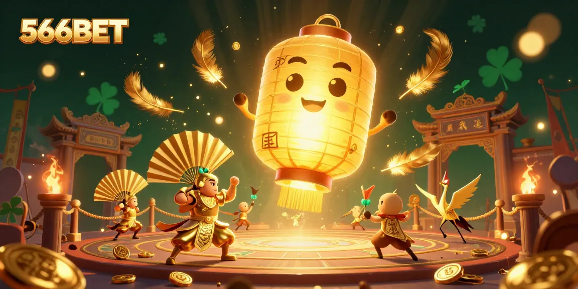 Engage in thrilling gameplay at 566BET, featuring vibrant 3D characters and casino atmosphere.