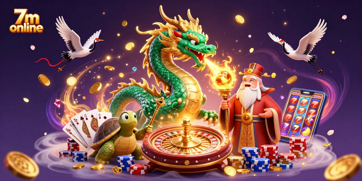 Experience the thrill of 7m online gaming with dynamic casino characters and rich elements.