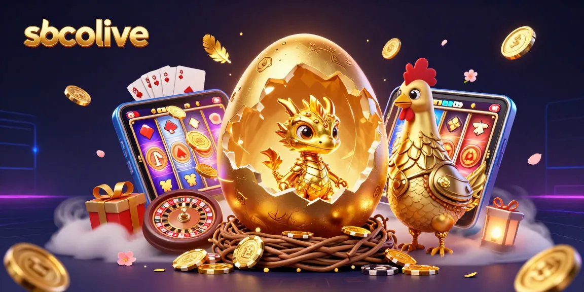 Socolive reveals a golden dragon among poker chips surrounded by dynamic gambling elements.
