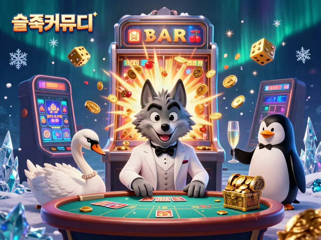 Engage with the vibrant world of 슬롯커뮤니티 featuring colorful characters and slot elements.