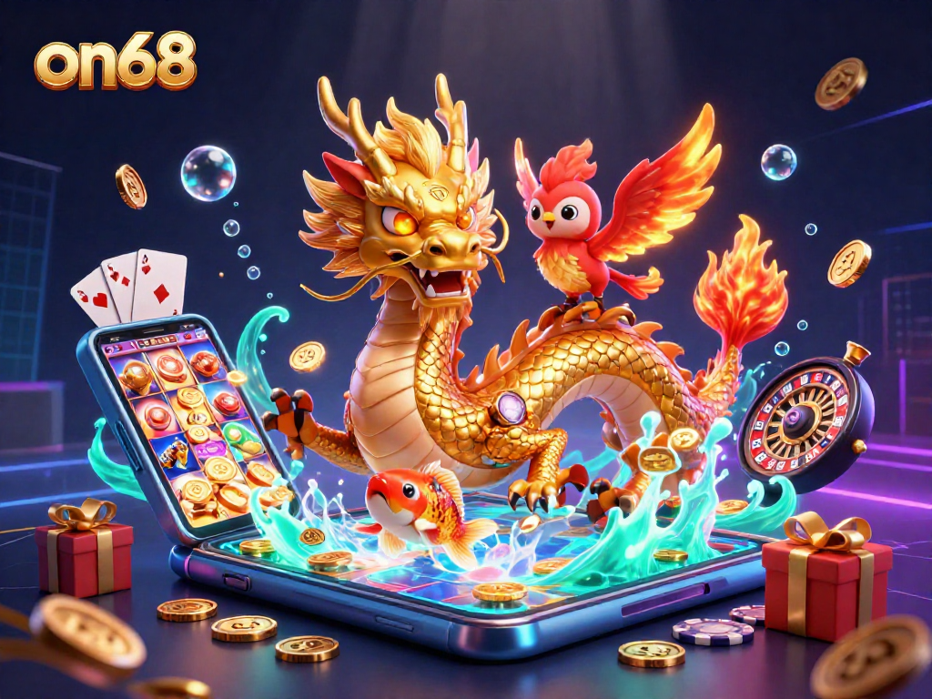 Experience thrilling online gaming at on68 with golden wins and vibrant action.