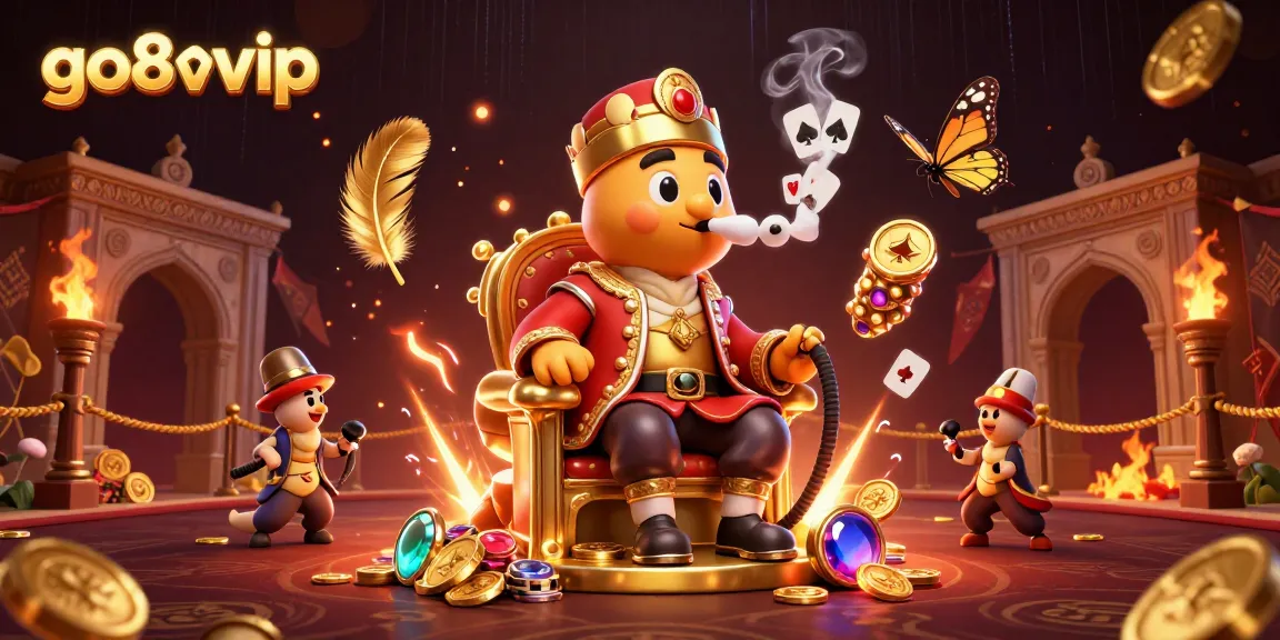 Experience thrilling gaming at go8vvip with our vibrant 3D casino illustration showcasing exciting elements.