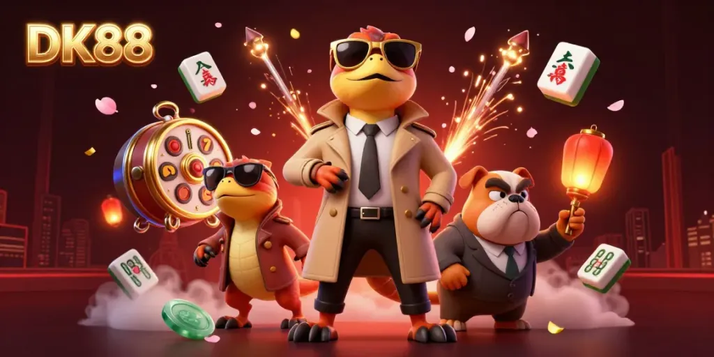 Experience thrilling fun at DK88, featuring exciting slot games and vibrant casino elements