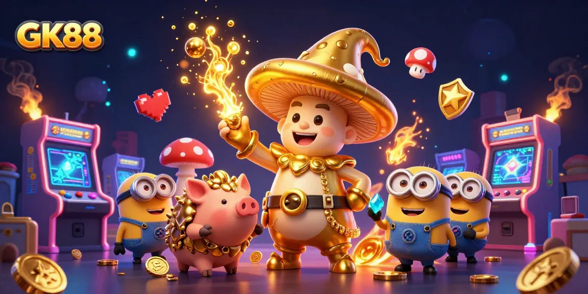 Experience magical wins at GK88, where golden treasures and enchanted characters create an immersive gaming adventure.