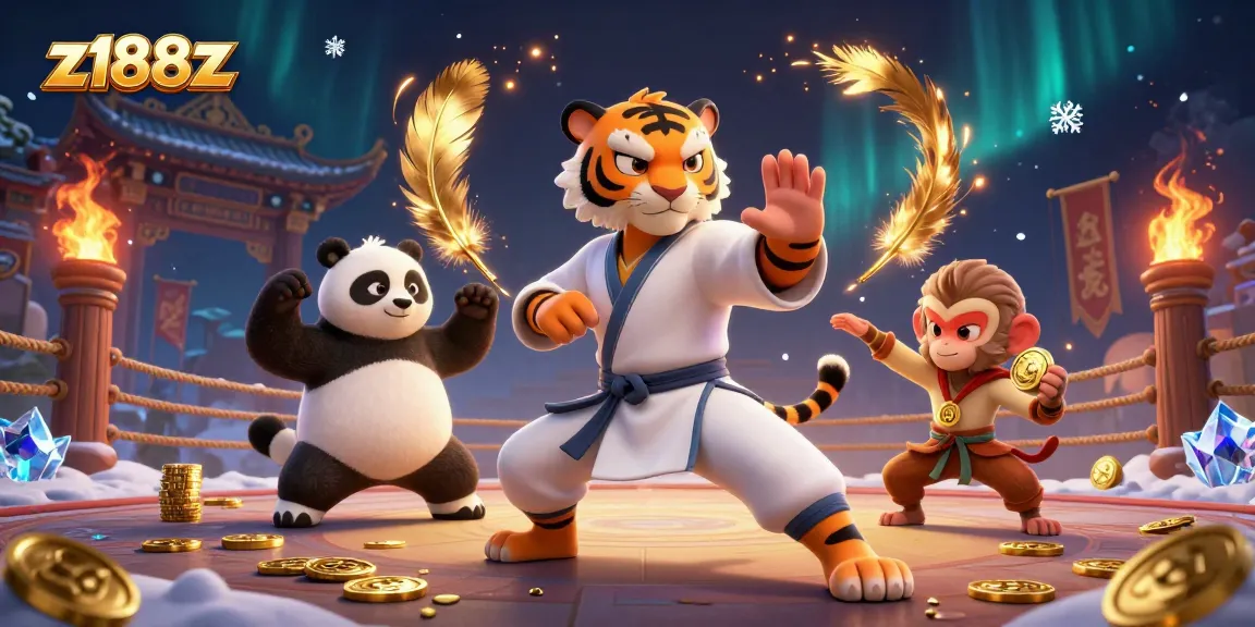 Engage with thrilling gameplay at z188z featuring a masterful tiger in a live casino scene.