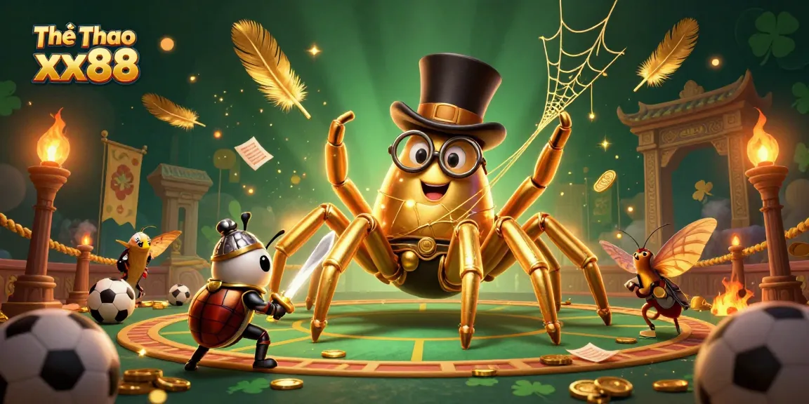 Experience exciting sports betting with Thể Thao xx88 illustrated through vibrant 3D characters and casino elements.