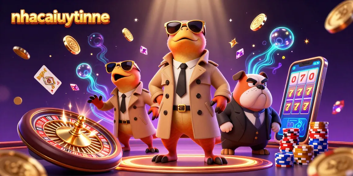 Experience thrilling bets at nhacaiuytinne with animated raptors entering a VIP lounge.