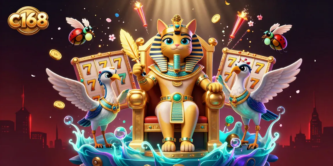 Experience thrilling play at c168 casino featuring vibrant slots and dynamic characters.