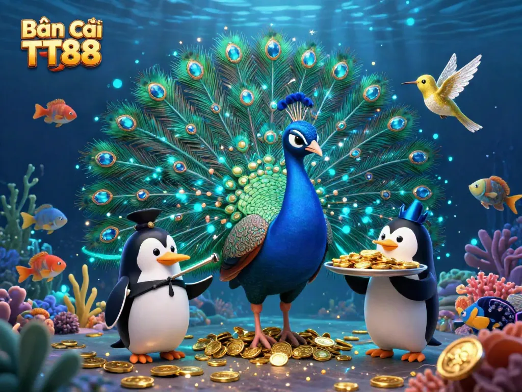 Experience thrilling fish shooting with Bắn cá TT88, featuring vibrant underwater life and dynamic gameplay.
