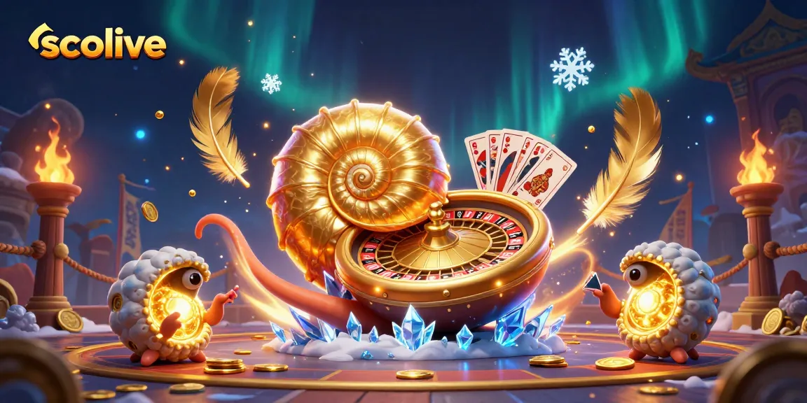 Socolive brings thrill to your game with a unique nautilus roulette wheel, cards, and golden glow