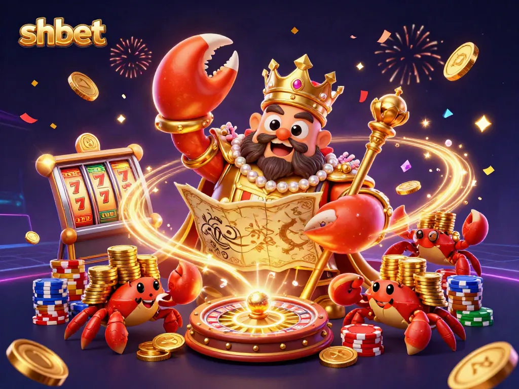 Experience the thrill of shbet with vibrant casino games, golden crab, and dynamic elements.