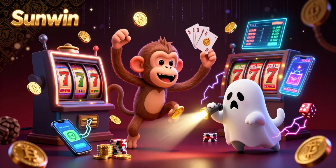 Engage in thrilling gameplay at Sunwin, juggling luck and jackpots in a vibrant casino atmosphere.