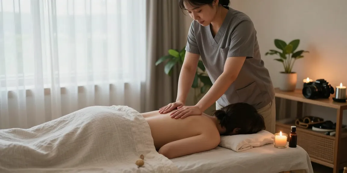 Experience holistic 강서구출장마사지 therapy in a serene home setting.