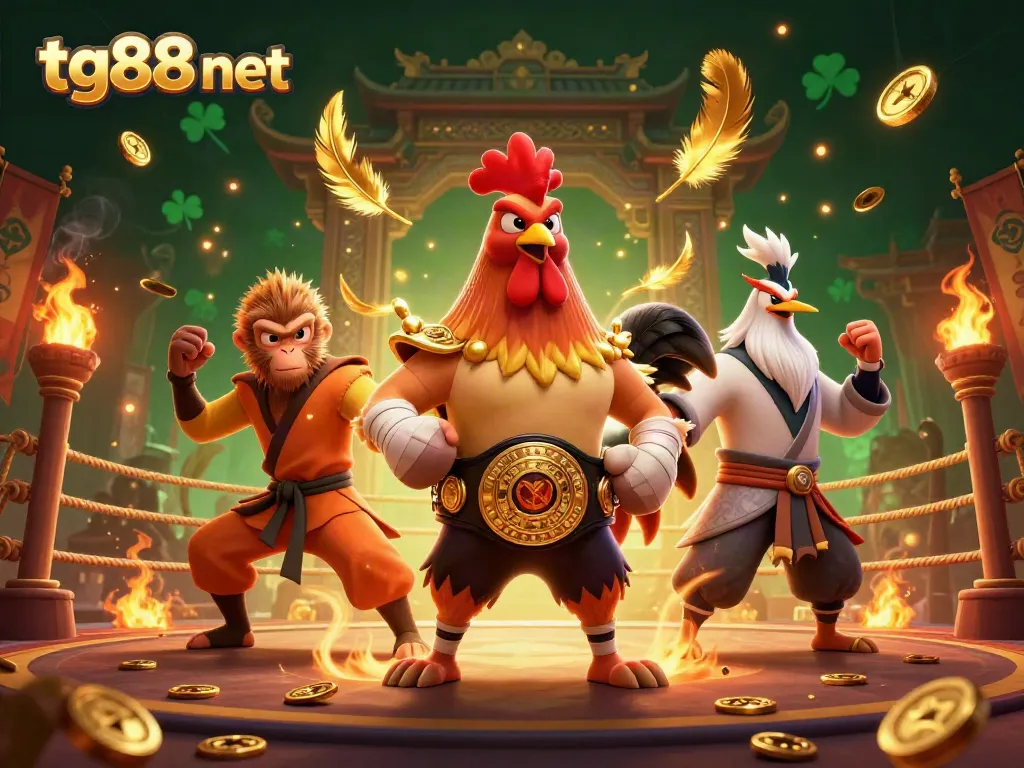 Experience thrilling betting action at tg88 net with fierce characters in a vibrant casino arena.