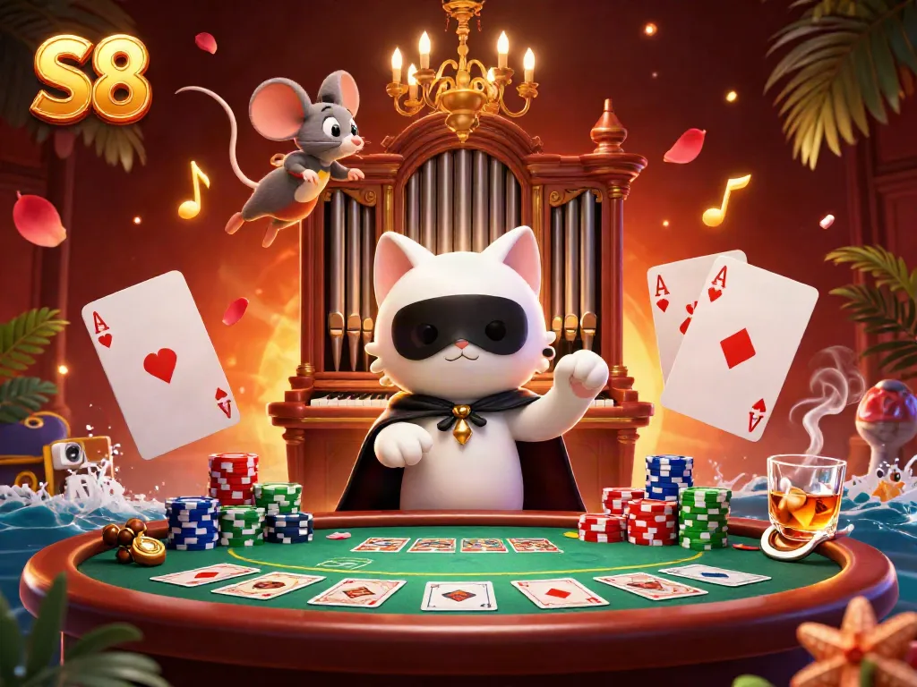 Experience the thrilling atmosphere of S8 with exciting poker action and exquisite casino ambiance.