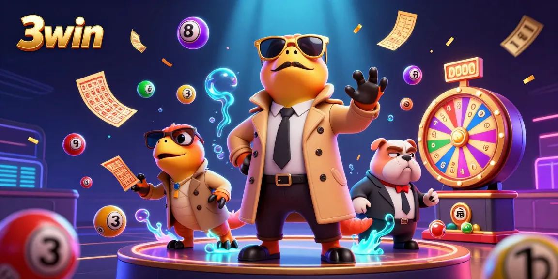 Experience exciting gaming action at 3win with colorful elements and dynamic scenes.