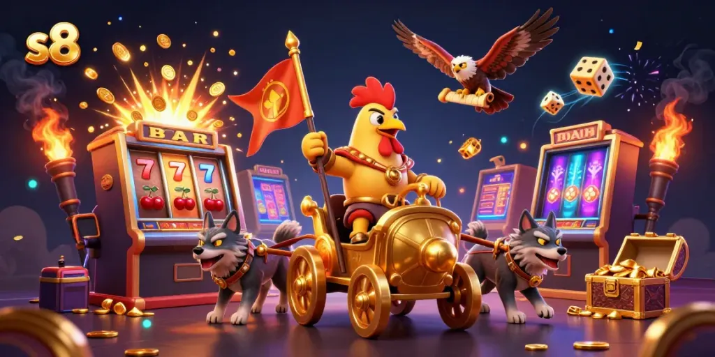 Engage with thrilling s8 entertainment featuring dynamic casino elements and vivid characters.