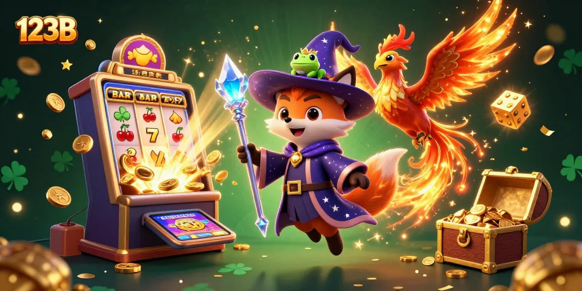 Win big at 123B with immersive 3D casino gaming, slot machines, and dynamic visual elements.