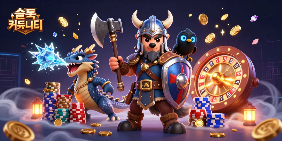 Join the 슬롯 커뮤니티 as a Viking wolf warrior battles for treasures in this exciting 3D casino scene.