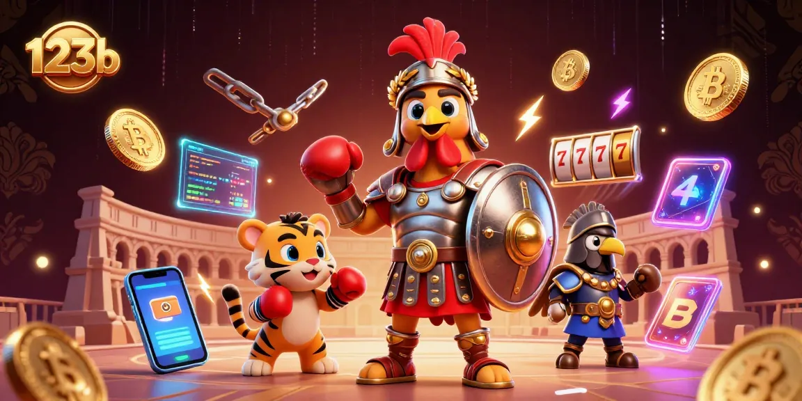 Engage in thrilling gameplay with 123b's vibrant casino scene featuring animated characters.