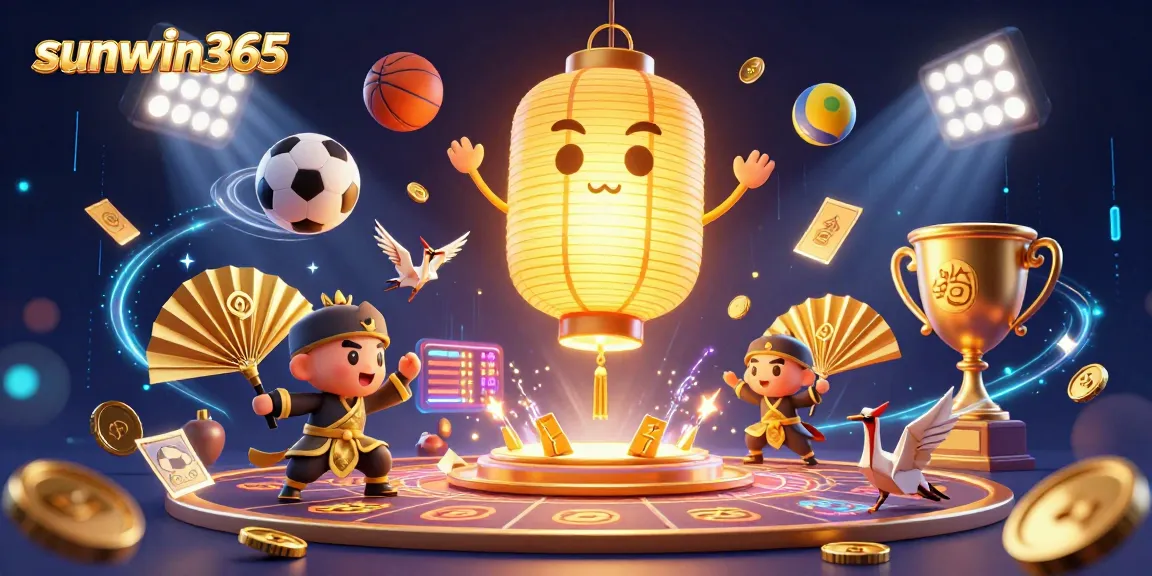 Engage with exciting sports betting action at sunwin365 with vibrant casino visuals and dynamic gaming elements.