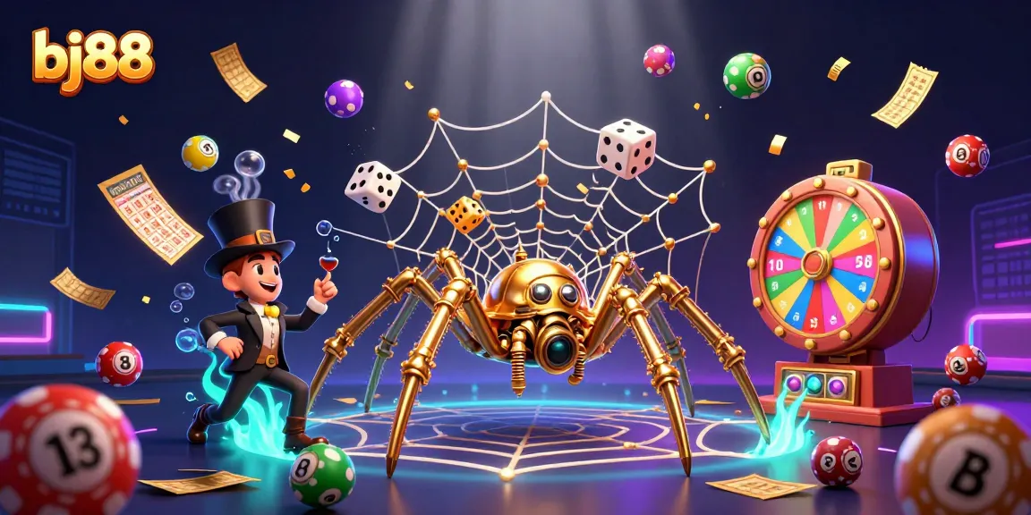 Engage with bj88’s vibrant online gaming experience featuring a dynamic casino scene.