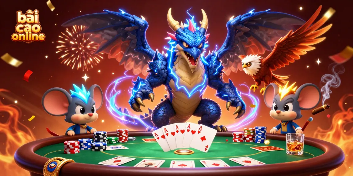 Experience the excitement of bài cào online with electrifying characters and immersive casino elements.