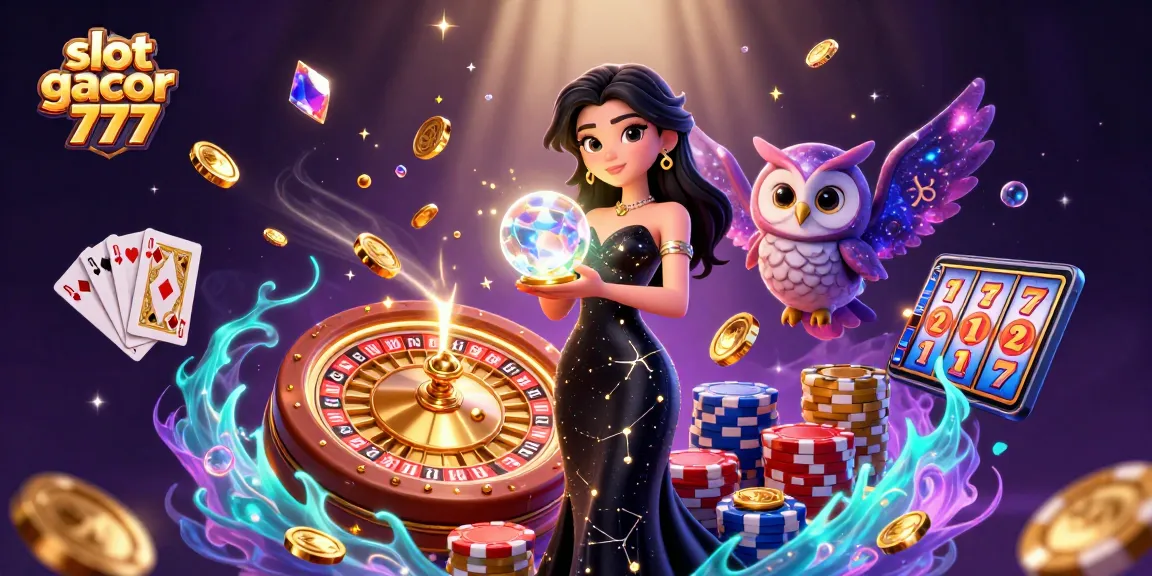 Spin to win with the vibrant scene of slot gacor 777, showcasing casino excitement.