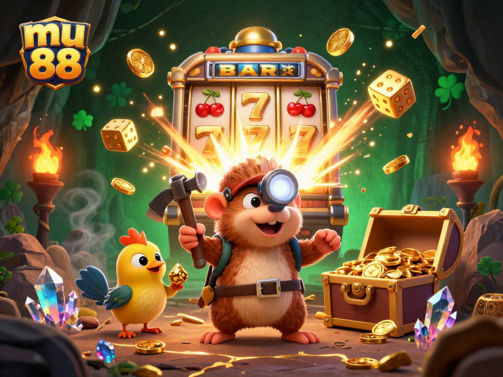 Spin reels at mu 88 and hit jackpots with vibrant casino visuals of treasure and excitement.