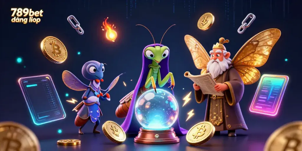 Join the excitement with 789bet đăng nhập while interacting with fantastical characters and crypto elements.