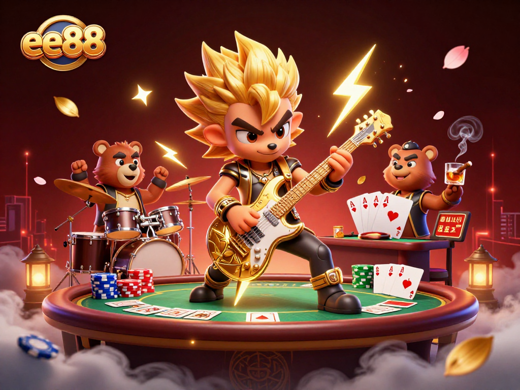 Engage with thrilling poker action at ee88, where rock star vibes meet high-stakes gaming!