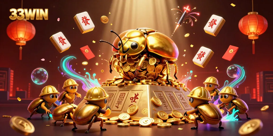 Experience thrilling gameplay at 33WIN with vibrant, dynamic casino action and golden treasures.