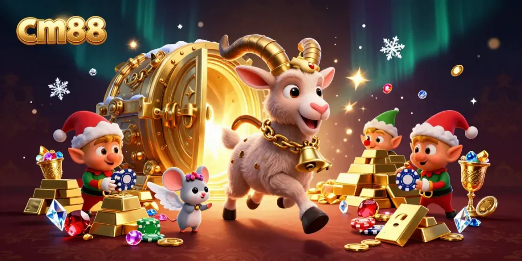 Experience the excitement of cm88 as cartoon characters run a playful casino filled with treasures and surprises.