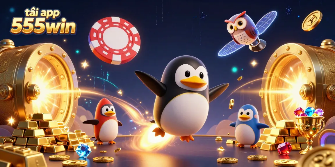 Engage in the excitement with tải app 555win, featuring dazzling 3D elements set in a cosmic casino.