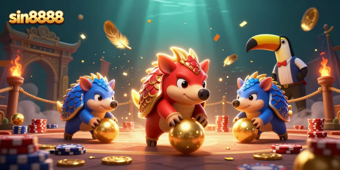 Experience thrilling gameplay at sin8888 with interactive characters pursuing golden rewards in a dynamic casino setting.
