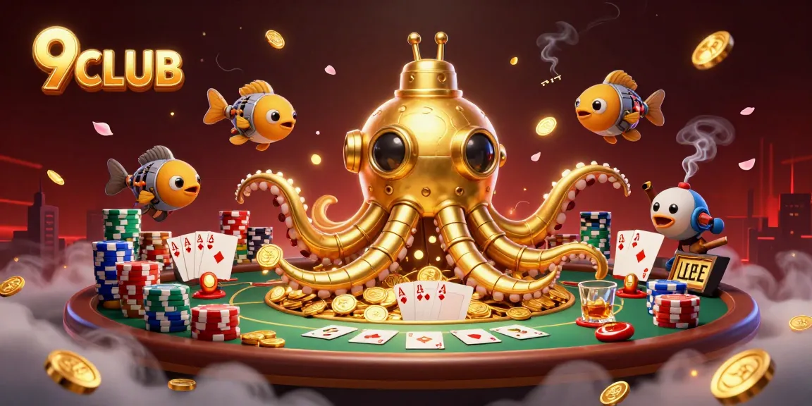Experience winning moments at 9CLUB with thrilling poker action and golden treasures.