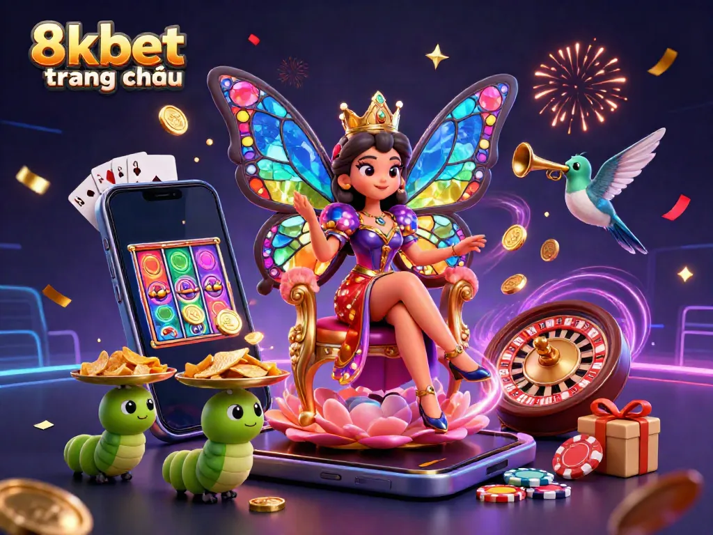 Engage in thrilling casino fun at 8xbet trang chủ with vibrant characters and dynamic game elements.